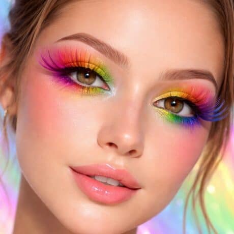 ריסים צבעוניים