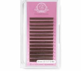 מניפות מוכנות 3D בגוון חום